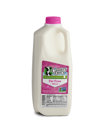 Half Gallon of Fat Free Half Milk