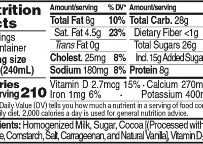 Dutch Chocolate Milk Half Gallon NFP