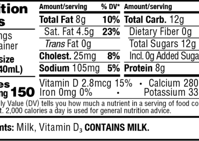 Vitamin D Milk Gallon NFP