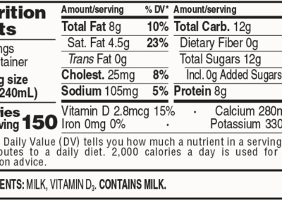 Vitamin D Milk Pint NFP